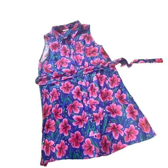 Tucker NYC Sarah Belted Dress Sz XL - Picture 3 of 5